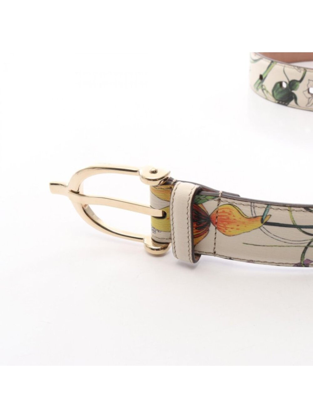 Gucci Belt Flora Leather - Picture 2 of 11